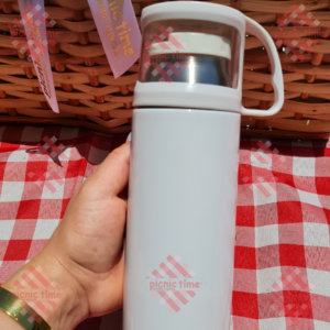 Garrafa inox com copo