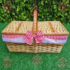 cesta de picnic rendado