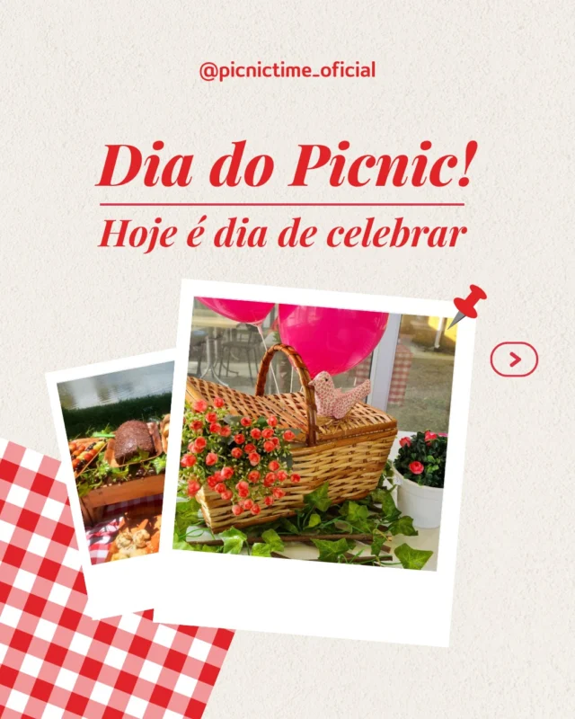 Hoje é o Dia do Picnic! 🧺🍎

O dia perfeito pra você criar memórias com quem você ama.
Monte seu kit do seu jeitinho, vá até a @‌casaflordesemente para comprar seu kit ou faça seu pedido no site.

👉 É só acessar o link da bio

#kitpicnic #diadopiquenique #diadopicnic #picnicar #piquenique #picnictime #kitpiquenique